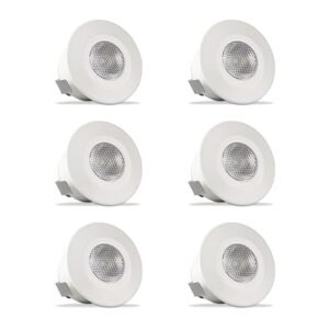 Vivensaa 2W LED Ceiling Spot Light – Energy-Efficient, Adjustable & Long-Lasting Indoor Lighting for Home, Office, and Commercial Use (Pack of 8)